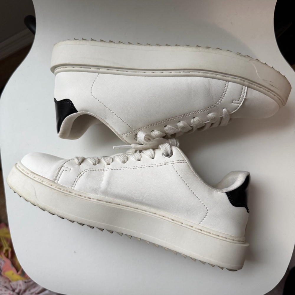 a new day white sneakers